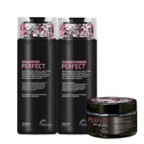 Kit truss perfect + mask home care 3 produtos