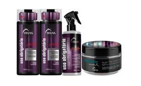 Kit truss plus+ shampoo + cond + uso obrigatorio plus+ e specific mask 4 itens