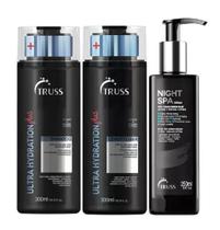 Kit Truss - Shampo e Condicionador 300ml Ultra Hydration Plus + Night Spa 250ml