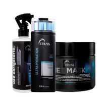 Kit Truss - Shampoo Ultra Hydration 300ml + Máscara Net 550g + Reconstrutor Uso Obrigatório 260ml