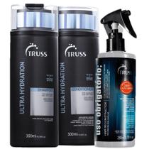 Kit Truss Ultra Hydration Anti Frizz Cabelos Ressecados (3 Produtos)