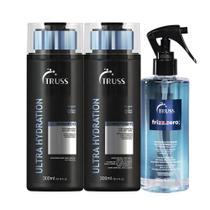 Kit truss ultra hydration + frizz zero 3 itens