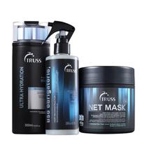 Kit TRUSS Ultra Hydration Obrigatório Net Mask Trio (3 Produtos)