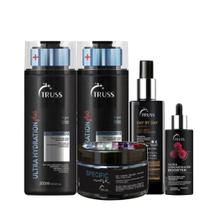 Kit truss ultra hydration plus + day by day + booster 5 produtos