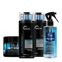 Kit Truss Ultra Hydration Plus Mask Frizz Zero (4 Produtos)