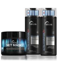 Kit Truss Ultra Hydration Plus - Shampoo 300ml + Condicionador 300ml + Net Mask 550g