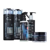 Kit Truss Ultra Hydration Sh e Cond 300ml, Specific 180g, Reconstrutor 260ml, Hair protector 250ml (5 produtos)