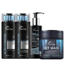 Kit Truss Ultra Hydration - Shampoo 300ml + Condicionador 300ml + Net Mask 550g + Hair protector 250ml