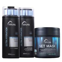 Kit Truss Ultra Hydration - Shampoo 300ml + Condicionador 300ml + Net Mask 550g