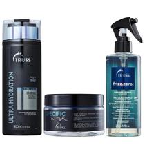 Kit Truss Ultra Hydration -Shampoo 300ml + Máscara Specific 180g + Frizz Zero 260ml