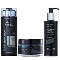 Kit Truss Ultra Hydration - Shampoo 300ml + Máscara Specific 180g + Night Spa 250ml