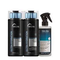 Kit Truss Ultra Hydration Uso Obrigatório Duo Reconstrutor Líquido (3 produtos)