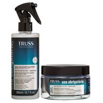 Kit TRUSS Uso Obrigatório Máscara 180g + Reconstrutor Spray 260ml Kit TRUSS Uso Obrigatório Máscara 180g + Reconstrutor Spray 260ml