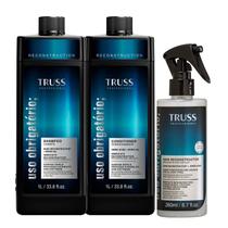 Kit TRUSS Uso Obrigatório Shampoo 1L + Condicionador 1L + Reconstrutor 260ml