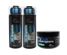 Kit truss uso obrigatório shampoo + condicionador + mascara 3 produtos