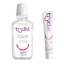 Kit Trydal Enxaguante Creme Dental Clinical Pro Cloramina T