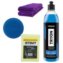 Kit Tryon Condicionador 3 em 1 Sio2 Aplicador Vonixx Pano Kit Tryon Condicionador 3 em 1 Sio2 Aplicador Vonixx Pano