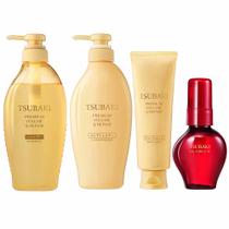 Kit Tsubaki Premium Volume & Repair e Óleo Camellia - Shampoo + Condicionador + Tratamento + Óleo Capilar Kit Tsubaki Premium Volume & Repair e Óleo Camellia - Shampoo + Condicionador + Tratamento + Óleo Capilar