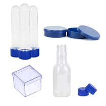 Kit Tubete Latinha Caixinha 4X4 Garrafinha 50Ml ul Marinho Kit Tubete Latinha Caixinha 4X4 Garrafinha 50Ml ul Marinho