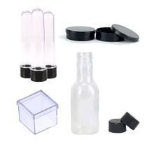 Kit Tubete Latinha Caixinha 4X4 Garrafinhas 50Ml Preto Kit Tubete Latinha Caixinha 4X4 Garrafinhas 50Ml Preto