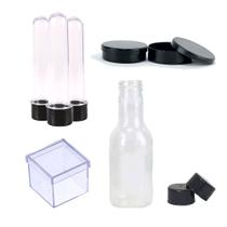Kit Tubete Latinha Caixinha 4X4 Garrafinhas 50Ml Preto Kit Tubete Latinha Caixinha 4X4 Garrafinhas 50Ml Preto