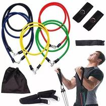 Kit Tubing Elástico 11 Itens Treinamento Funcional Pilates, Kit Tubing Elástico 11 Itens Treinamento Funcional Pilates,