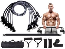 Kit Tubing Extreme Pro 95Kg Barra Exercícios E Super Sacola Kit Tubing Extreme Pro 95Kg Barra Exercícios E Super Sacola