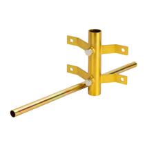 Kit Tubo 2 Metros + Suporte Cavalete de Parede para Antena - 1 Galvanizado - NV077M NV145 Kit Tubo 2 Metros + Suporte Cavalete de Parede para Antena - 1 Galvanizado - NV077M NV145