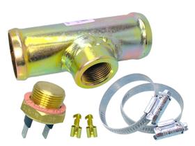 Kit Tubo Adaptador Interruptor Ventoinha Radiador Controle Térmico Universal