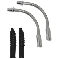 Kit Tubo Guia Curva De Freio V-brake Borracha Bike Aluminio Kit Tubo Guia Curva De Freio V-brake Borracha Bike Aluminio