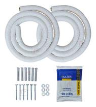 Kit Tubo Isolante Cobre Fita Pvc 1/4 E 5/8 P/ Insta 4 Metros Kit Tubo Isolante Cobre Fita Pvc 1/4 E 5/8 P/ Insta 4 Metros