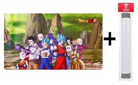 Kit Tubo Playmat Tapete para jogo de cards Dragon Ball