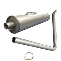 Kit Tubo + Silencioso Caminhão 1111 1113 1114 1313 Aspirado