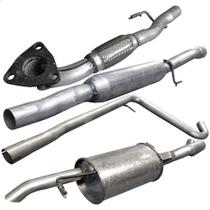 Kit Tubos+ Abafador + Traseiro + Flexível Voyage 1.0 09 A 12