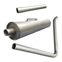 Kit Tubos + Silencioso Caminhão 2217 Aspirado 69 A 88