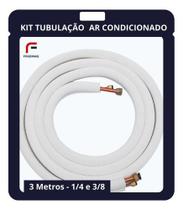 Kit Tubulação De 1/4 E 3/8 Ar Condicionado Samsung 15 Metros Kit Tubulação De 1/4 E 3/8 Ar Condicionado Samsung 15 Metros