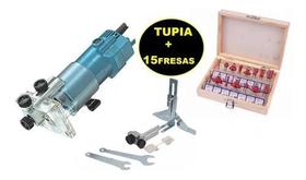 Kit Tupia Manual Laminadora + Jogo Fresas 15 Peças ! 110