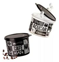 Kit tupper caixa café e açúcar pop box pb da tupperware Kit tupper caixa café e açúcar pop box pb da tupperware