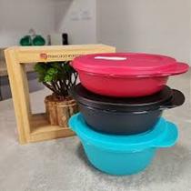 Kit Tupperware 5 peças cores vareadas