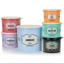 Kit Tupperware Caixa Mantimento Essences 6 peças