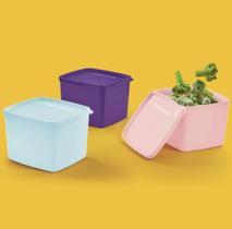Kit Tupperware Jeitosos 800ml 3 peças - Cor Sortida