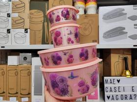 Kit Tupperware Tigelas Ilúmina Jardim em Festa 4 peças