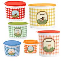 Kit Tupperware Tupper Caixa da Roça 6 peças Kit Tupperware Tupper Caixa da Roça 6 peças