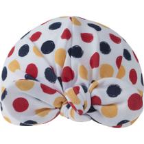 Kit turbante pimpolho para bebê com 2 unidades 0-5 meses cores