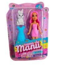 Kit Turma Da Manu Boneca Cheirinho Frutas e Acessórios Colecionáveis