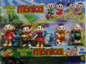 Kit Turma Da Mônica Com 5 Personagens - Bonecos Favorito (5)