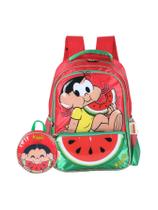 Kit Turma Da Monica Mochila Costas + Lancheira - Vermelho