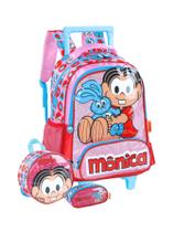 Kit Turma da Monica Mochila + Lancheira + Estojo Kit Turma da Monica Mochila + Lancheira + Estojo