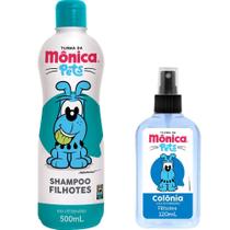 Kit Turma da Mônica Pets - Shampoo Filhotes + Colônia Filhotes para Cães e Gatos - Total Química
