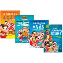 Kit Turma da Mônica: Poder Ação Crianças + Novas Aventuras + Como Cuidar Dinheiro + Vamos Pensar Também Sobre Valores - Gente Kit Turma da Mônica: Poder Ação Crianças + Novas Aventuras + Como Cuidar Dinheiro + Vamos Pensar Também Sobre Valores - Gente